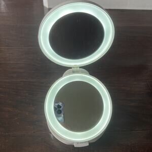 Zadro LED Lighted Compact Travel Mirror